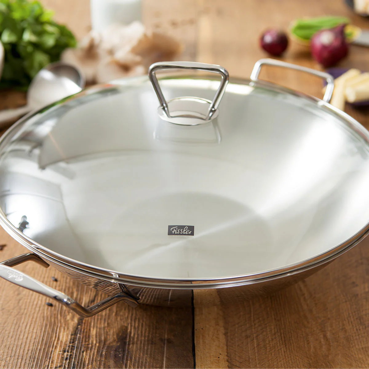 Kunming Wok mit Glasdeckel 36 cm - Image 2
