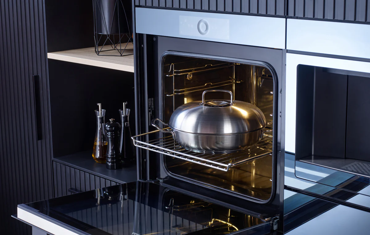 Original-Profi Collection® Servierpfanne mit Novogrill® und Hochraumdeckel - Image 3