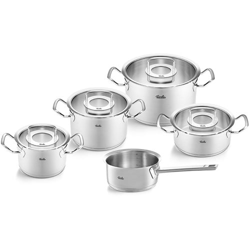 Original-Profi Collection® 5-tlg. Topf-Set mit Glasdeckel